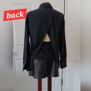 Neil Barrett Black Women's Button Down Shirt